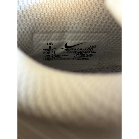 Nike Vapor Speed 3 White Silver Men Size 8 Football Cleats FB3303-100 New - Picture 6 of 6